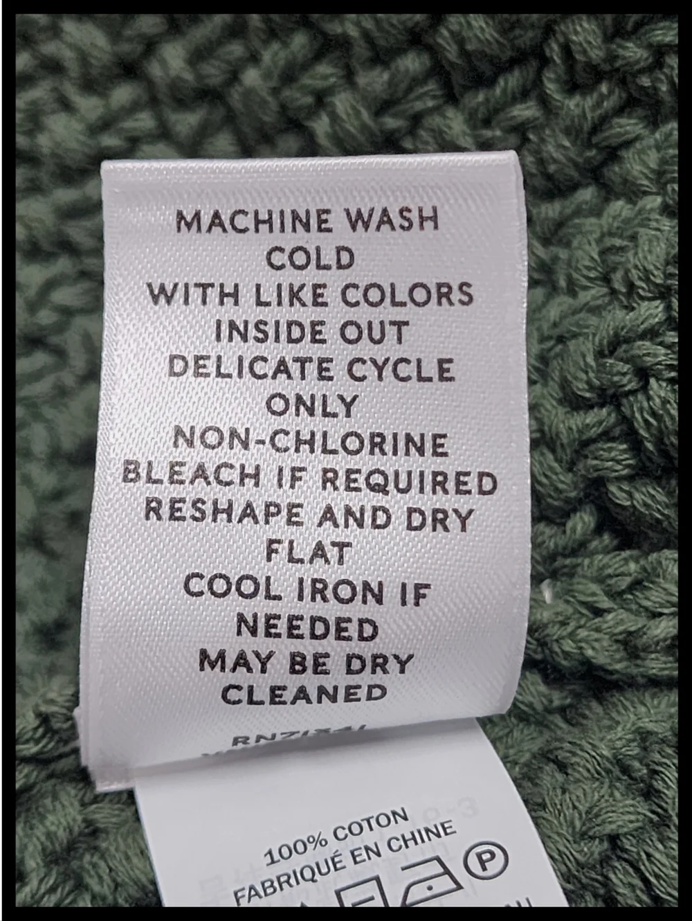 LL Bean Signature Fisherman 100% Cotton Cableknit Sweater Forest Green Medium - Picture 6 of 11